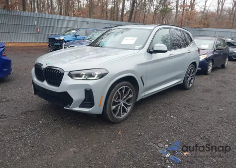 2024 BMW X3 xDrive30I z USA, uszkodzony, nr VIN 5UX53DP06R9U44968